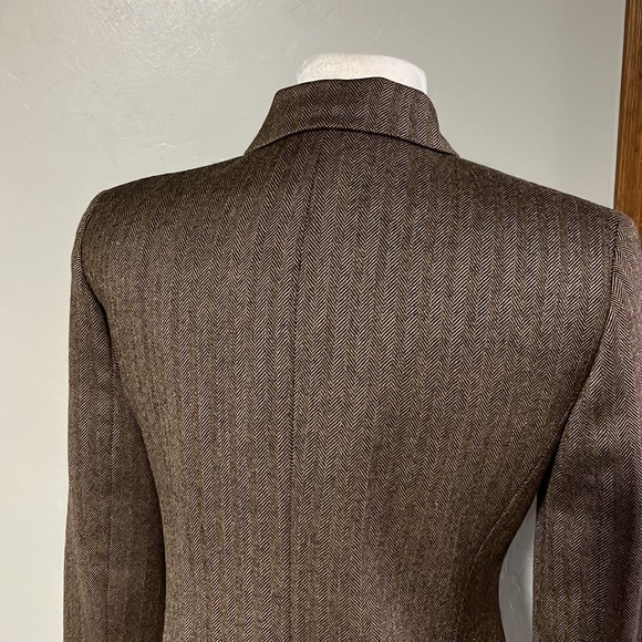 Chaps wool Blazer- Size 4- EUC like new - Picture 8 of 9